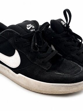 Nike SB Force 58 Black White Skate Shoes Men’s Size 11.5 CZ2959-001